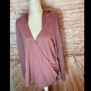 Cupshe Pink Sweater Hoddie